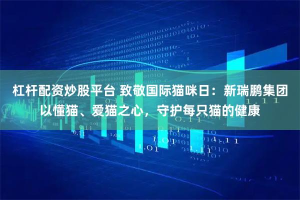 杠杆配资炒股平台 致敬国际猫咪日：新瑞鹏集团以懂猫、爱猫之心，守护每只猫的健康